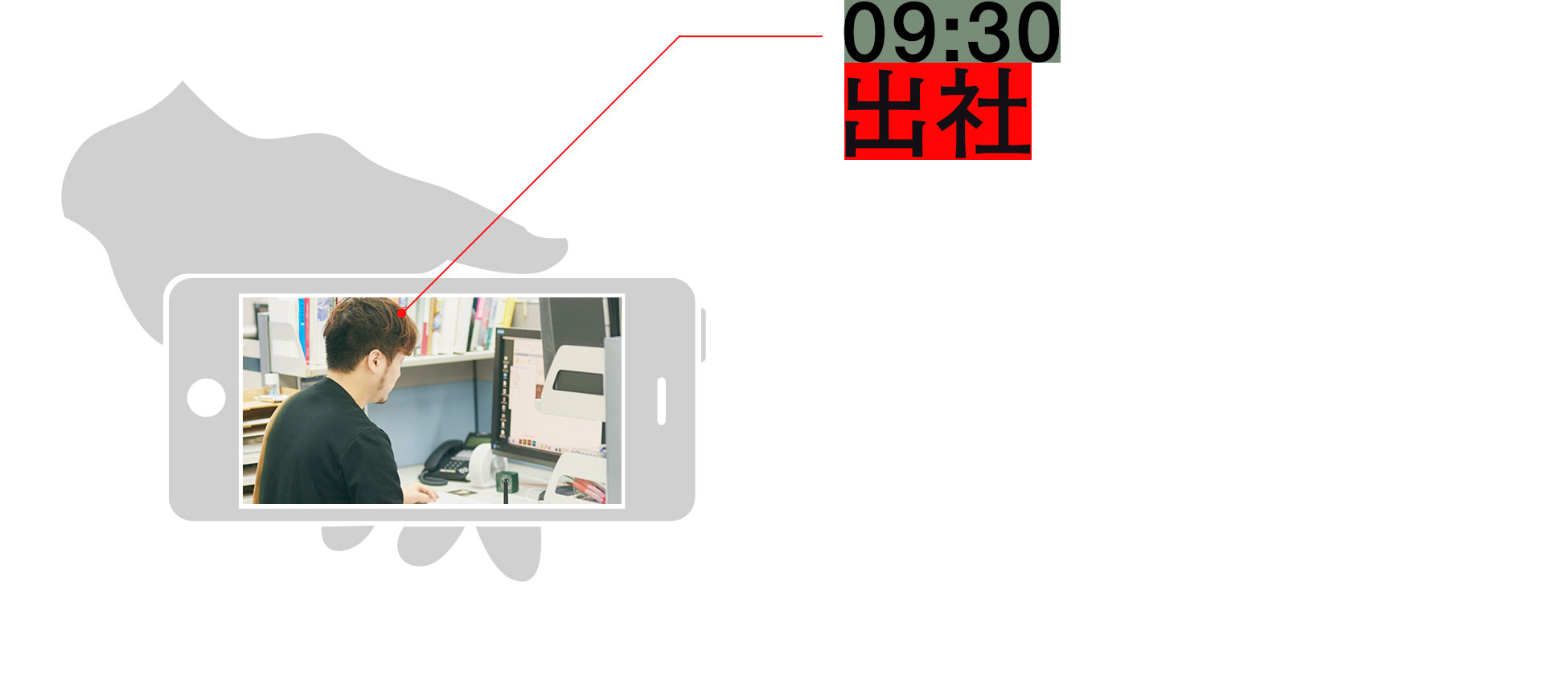 9:30 出社の時間